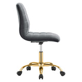 Ripple Armless Performance Velvet Office Chair by Modway