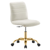 Ripple Armless Performance Velvet Office Chair by Modway