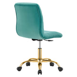 Ripple Armless Performance Velvet Office Chair by Modway