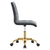 Prim Armless Performance Velvet Office Chair by Modway