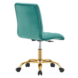 Prim Armless Performance Velvet Office Chair by Modway