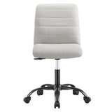 Ripple Armless Vegan Leather Office Chair by Modway