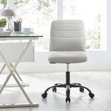 Ripple Armless Vegan Leather Office Chair by Modway