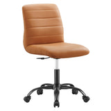 Ripple Armless Vegan Leather Office Chair by Modway