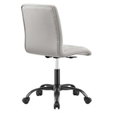 Prim Armless Vegan Leather Office Chair by Modway