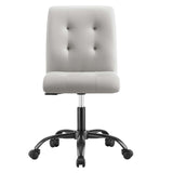 Prim Armless Vegan Leather Office Chair by Modway