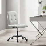 Prim Armless Vegan Leather Office Chair by Modway