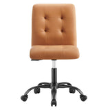 Prim Armless Vegan Leather Office Chair by Modway