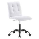 Prim Armless Vegan Leather Office Chair by Modway