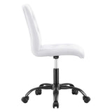 Prim Armless Vegan Leather Office Chair by Modway