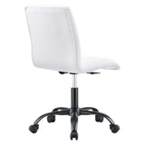 Prim Armless Vegan Leather Office Chair by Modway