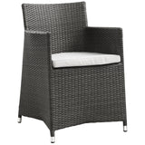 Junction Outdoor Patio Wicker Armchair Set of 2 by Lefancy