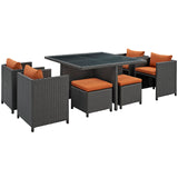 Summon 83" Outdoor Patio Dining Table by Lefancy