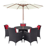 Convene 2 Piece Outdoor Patio Dining Set by Lefancy