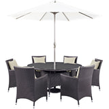 Convene 7 Piece Outdoor Patio Dining Set by Lefancy