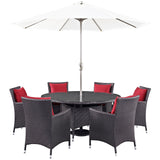 Convene 7 Piece Outdoor Patio Dining Set by Lefancy