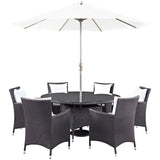 Convene 8 Piece Outdoor Patio Dining Set by Lefancy