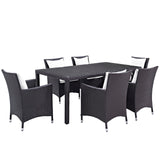 Convene 7 Piece Outdoor Patio Dining Set by Lefancy