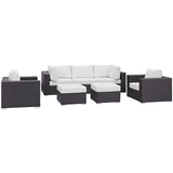 Convene 7 Piece Outdoor Patio Dining Set by Lefancy