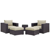 Convene 7 Piece Outdoor Patio Dining Set by Lefancy