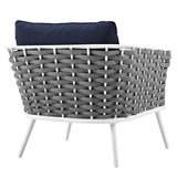 Stance Outdoor Patio Aluminum Dining Armchair by Lefancy