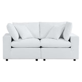 Commix Overstuffed Outdoor Patio Loveseat by Lefancy