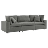 Commix Overstuffed Outdoor Patio Loveseat by Lefancy