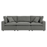 Commix Overstuffed Outdoor Patio Loveseat by Lefancy