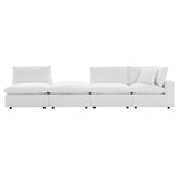 Commix 4-Piece Outdoor Patio Sectional Sofa by Lefancy