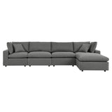 Commix 4-Piece Outdoor Patio Sectional Sofa by Lefancy