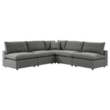 Commix 6-Piece Outdoor Patio Sectional Sofa by Lefancy