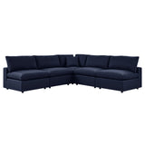 Commix 6-Piece Outdoor Patio Sectional Sofa by Lefancy