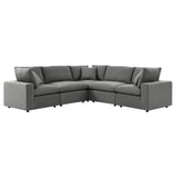 Commix 5-Piece Outdoor Patio Sectional Sofa by Lefancy