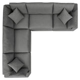 Commix 5-Piece Outdoor Patio Sectional Sofa by Lefancy