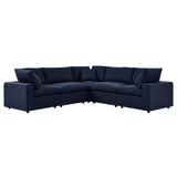 Commix 5-Piece Outdoor Patio Sectional Sofa by Lefancy