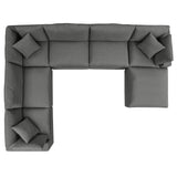 Commix 5-Piece Outdoor Patio Sectional Sofa by Lefancy