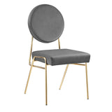 Craft Performance Velvet Dining Side Chair by Lefancy