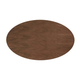 Lippa 60" Oval Wood Grain Dining Table by Lefancy