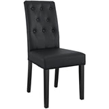 Confer Dining Vinyl Side Chair by Lefancy