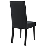 Confer Dining Vinyl Side Chair by Lefancy