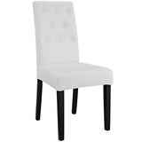 Confer Dining Vinyl Side Chair by Lefancy