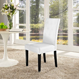 Confer Dining Vinyl Side Chair by Lefancy