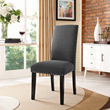 Parcel Dining Upholstered Fabric Side Chair by Lefancy