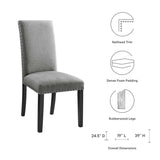 Parcel Dining Upholstered Fabric Side Chair by Lefancy