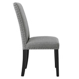 Parcel Dining Upholstered Fabric Side Chair by Lefancy