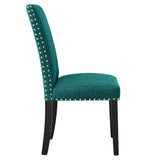 Parcel Dining Upholstered Fabric Side Chair by Lefancy