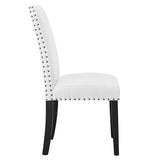 Parcel Dining Upholstered Fabric Side Chair by Lefancy