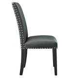 Parcel Dining Faux Leather Side Chair by Lefancy