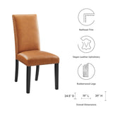 Parcel Dining Faux Leather Side Chair by Lefancy