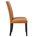 Parcel Dining Faux Leather Side Chair by Lefancy